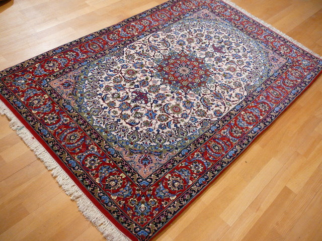 14154 Isfahan rug hand-knotted super fine