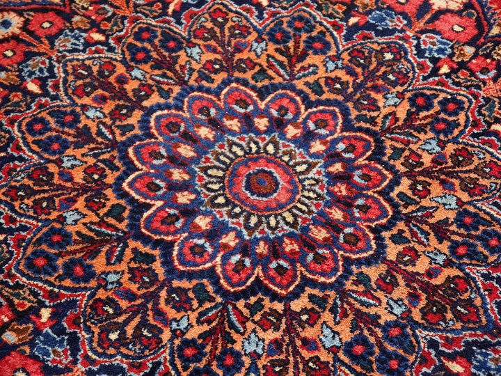 Semi-antique Doroksh Persian rug 14696 — detail 7