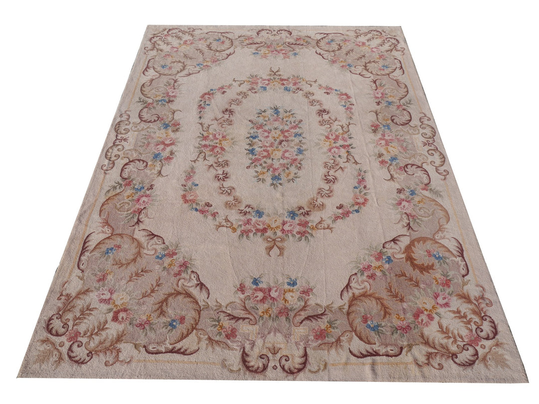 Antique Arraiolos Portuguese needlepoint rug 14717 — detail 1