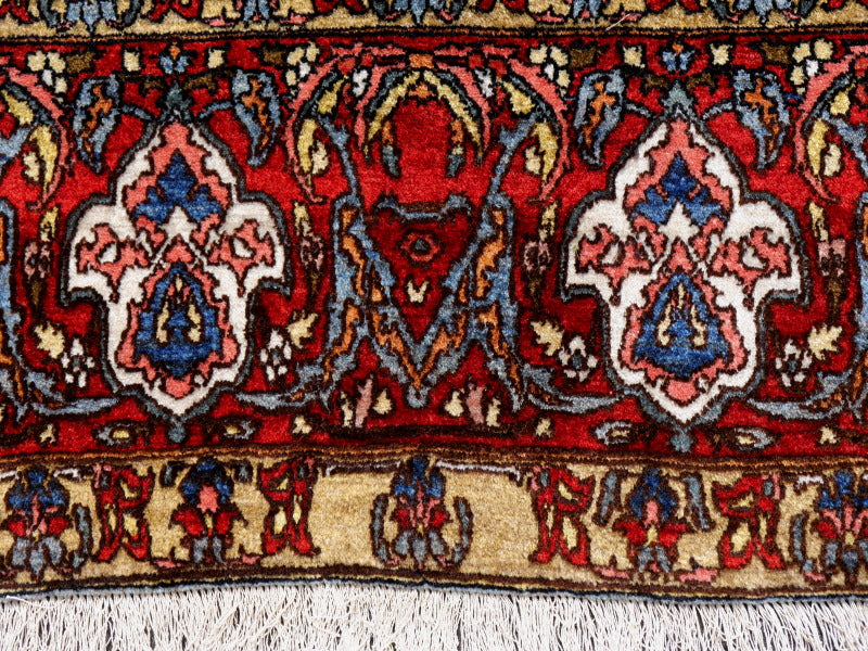 Antique Isfahan Persian rug 14828 — detail 8