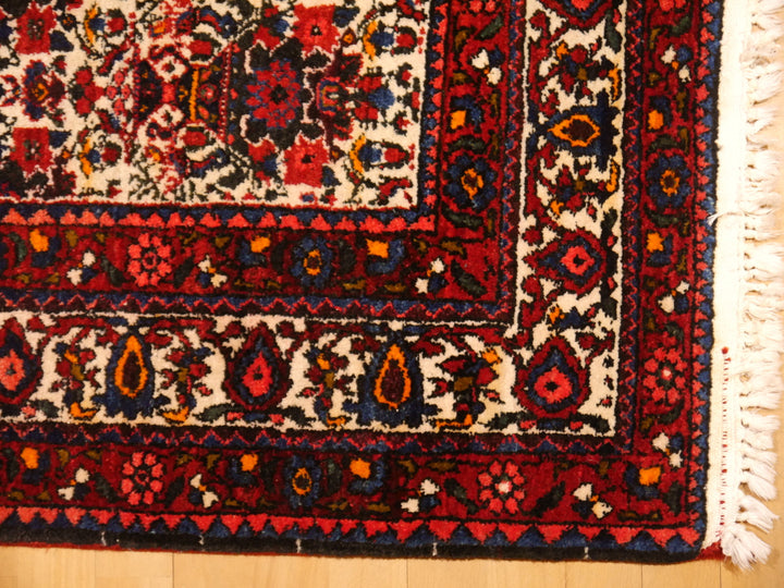 Abadeh Persian Rug 208x150 cm (6.82x4.92 ft) – Semi Antique Vintage Hand-Knotted Wool Carpet (1950s/60s)