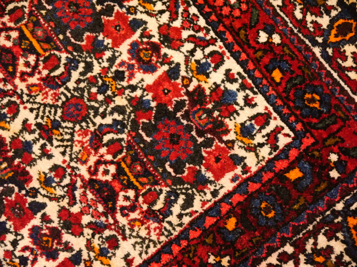 Abadeh Persian Rug 208x150 cm (6.82x4.92 ft) – Semi Antique Vintage Hand-Knotted Wool Carpet (1950s/60s)