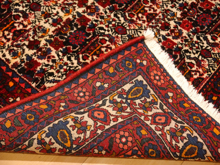 Abadeh Persian Rug 208x150 cm (6.82x4.92 ft) – Semi Antique Vintage Hand-Knotted Wool Carpet (1950s/60s)
