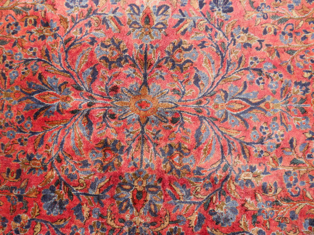 Manchester Kashan antique rug 15 x 10 ft