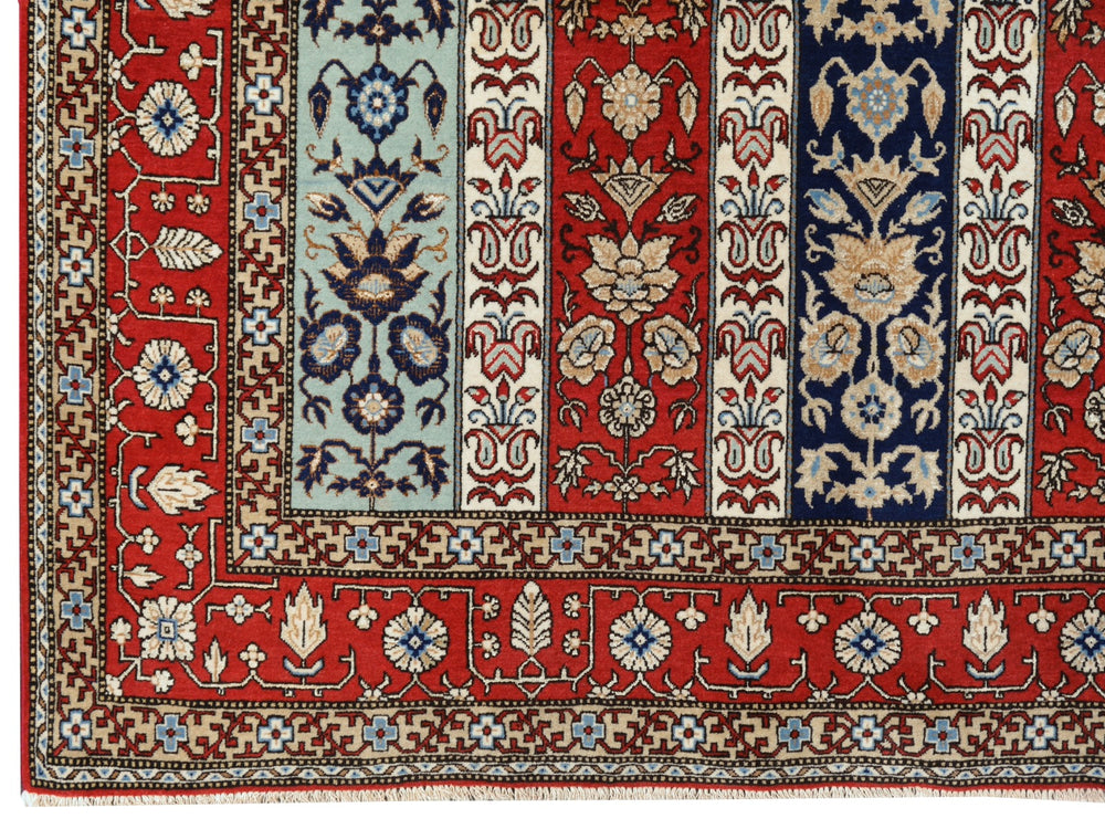 Qum wool and silk rug