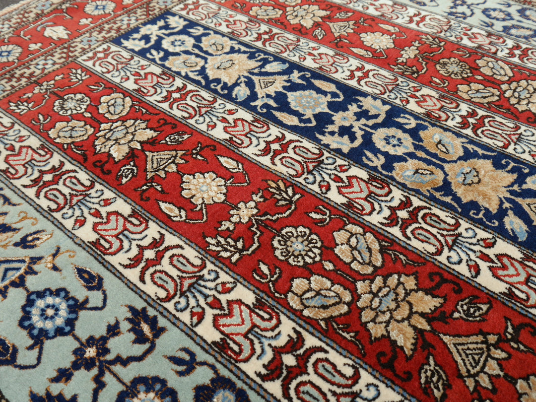 Qum wool and silk rug