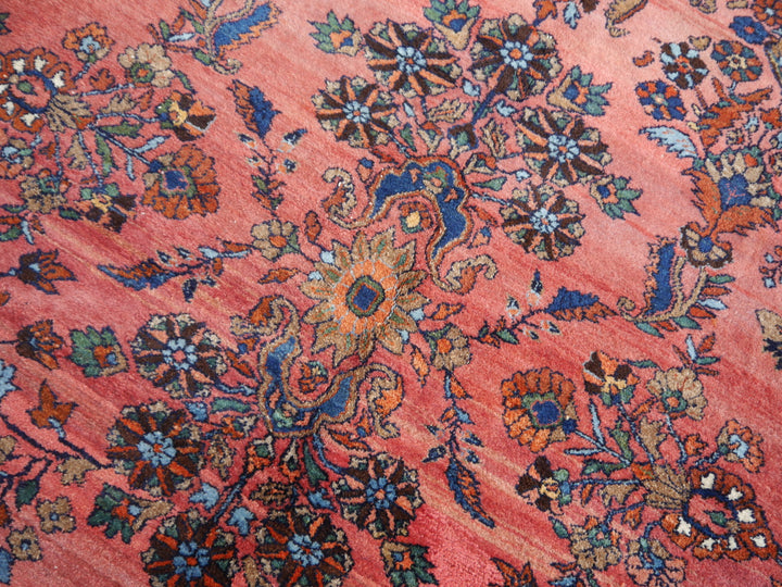 Antique Sarouk carpet Meraban floral detail – 15199