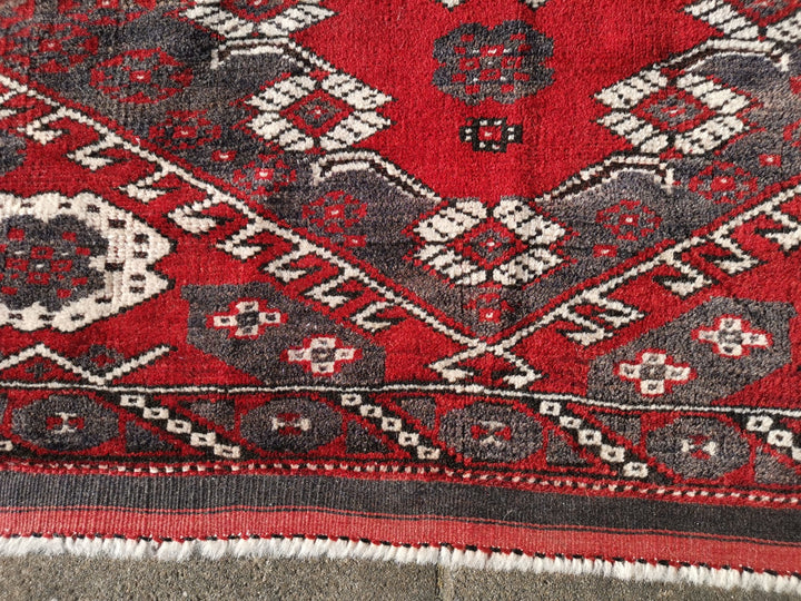bergama kiz rug tppich tapis vintage antique 130 x 100 cm