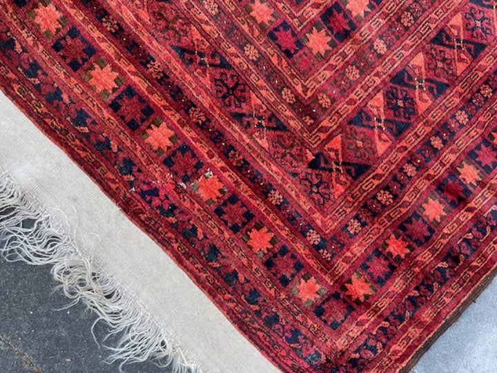 Ersari rug vintage 11.2 x 15.5 ft Turkoman 470 x 340 cm 15518