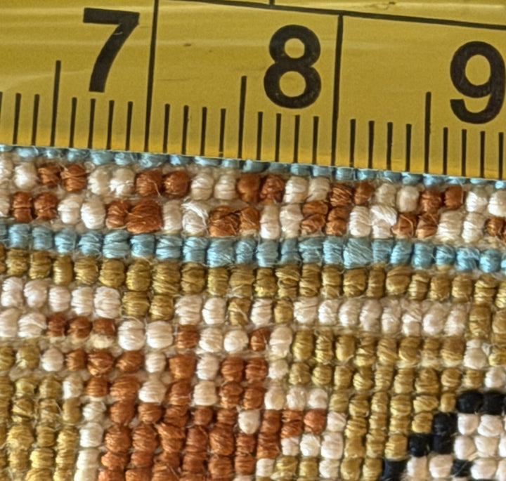 Ghom Seidenteppich Rückseite Knoten 640.000 pro m²