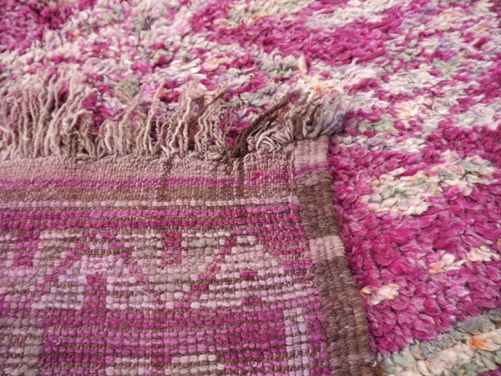 Beni Mguild Berber rug — plush pile and wool texture detail