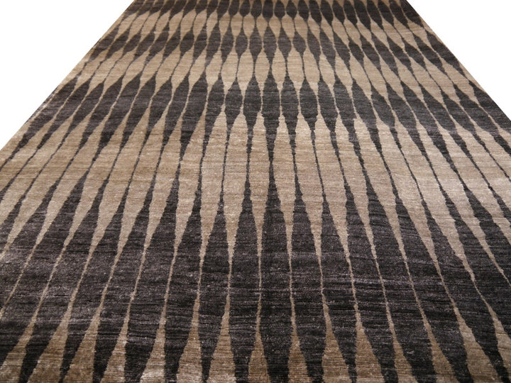 Mystique bamboo-silk designer rug 15751 — detail 7