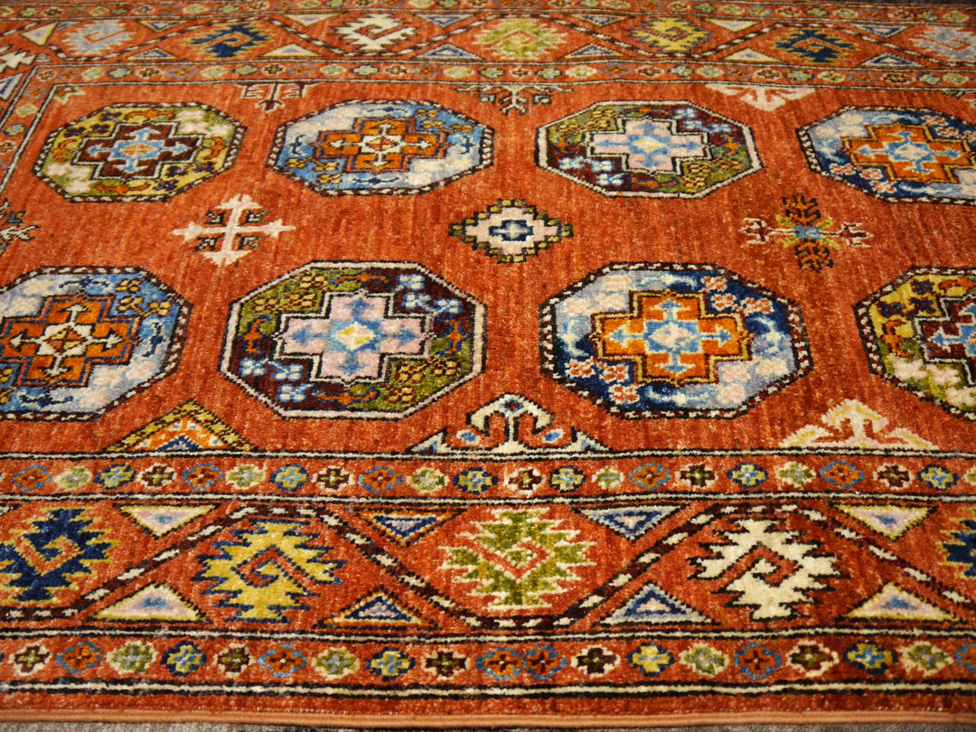 Ersari rug Arijana Afghan 5 x 3.3 ft hand-knotted wool
