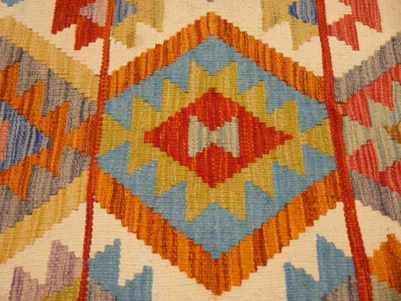 Kilim Rug 6.5 x 9.7 ft Arijana Afghan hand-woven flatweave
