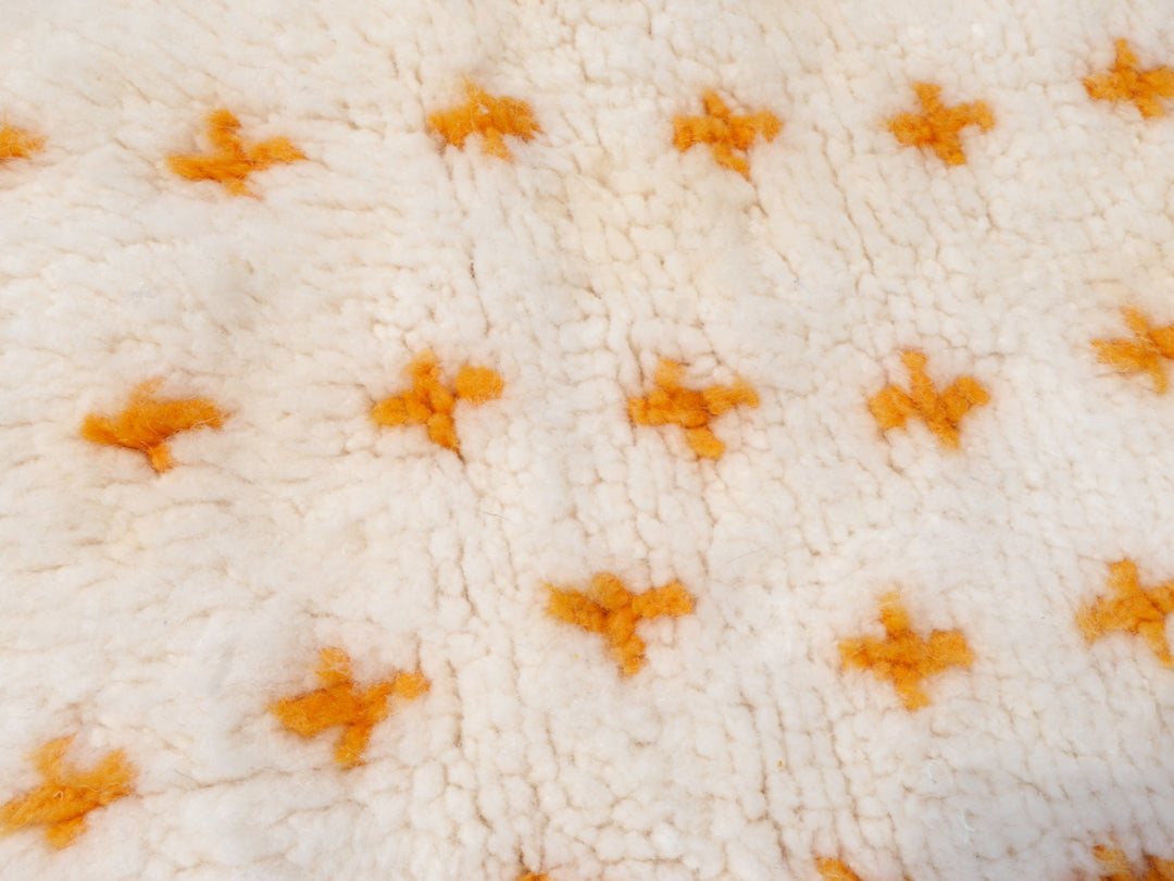 Sabah Berber Designer Rug – close-up of merino wool pile