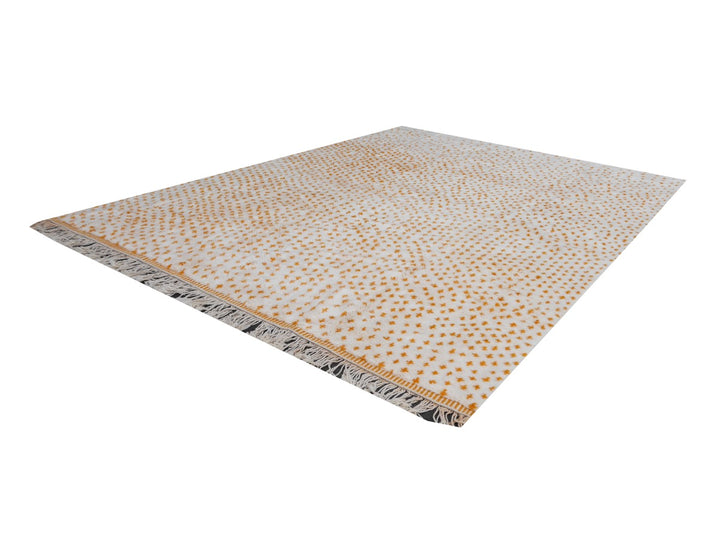 Sabah palace rug — corner and fringe detail