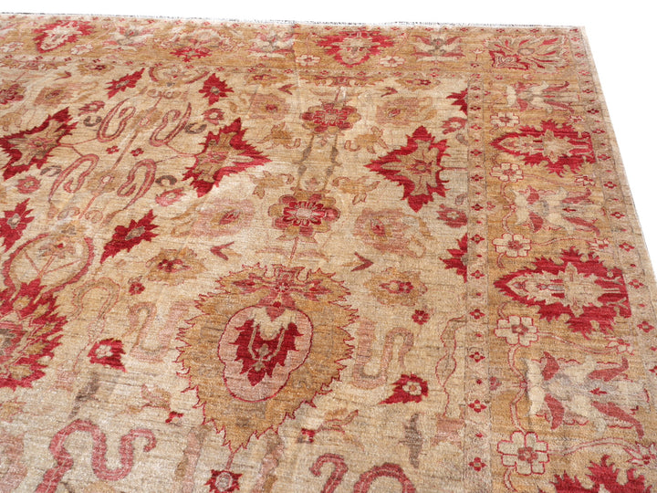 Ziegler Mahal Rug – 545 x 396 cm (17.9 x 13 ft / 214 x 156 in) – Hand-knotted in Afghanistan