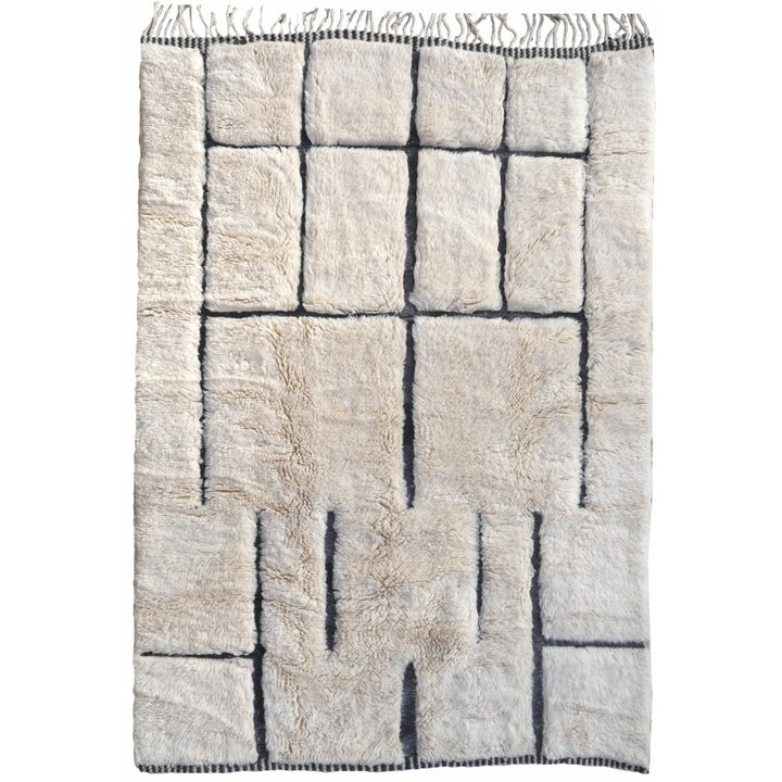 16176 Beni Ourain Mirt rug 5.0 x 3.3 ft / 150 x 100 cm