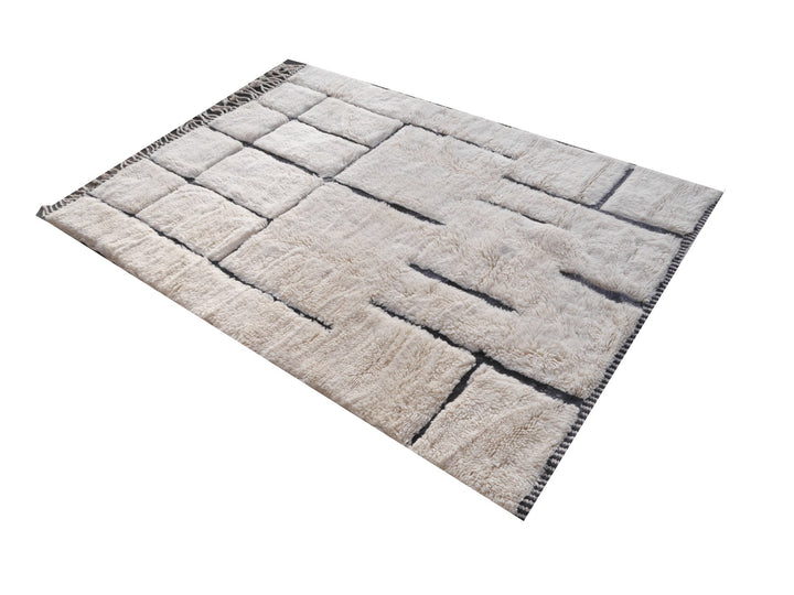 16180 Beni Ourain Mirt rug 6.3 x 4.3 ft / 190 x 140 cm