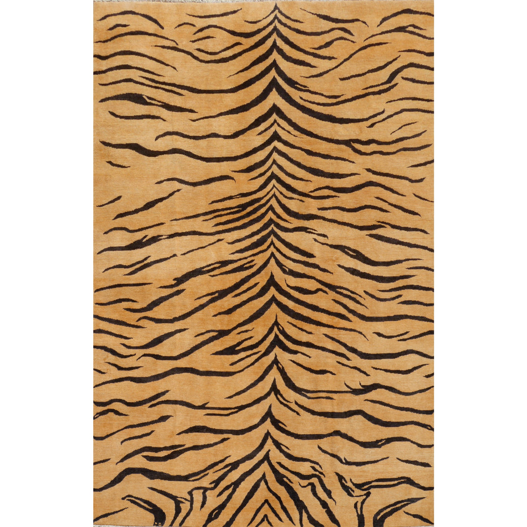 16230 Tiger Rug 11.3 x 8.1 ft hand-knotted