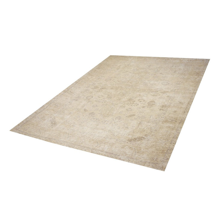 Vintage Persian Rug 9.0 x 6.5 ft – Hand-Knotted Muted Elegance