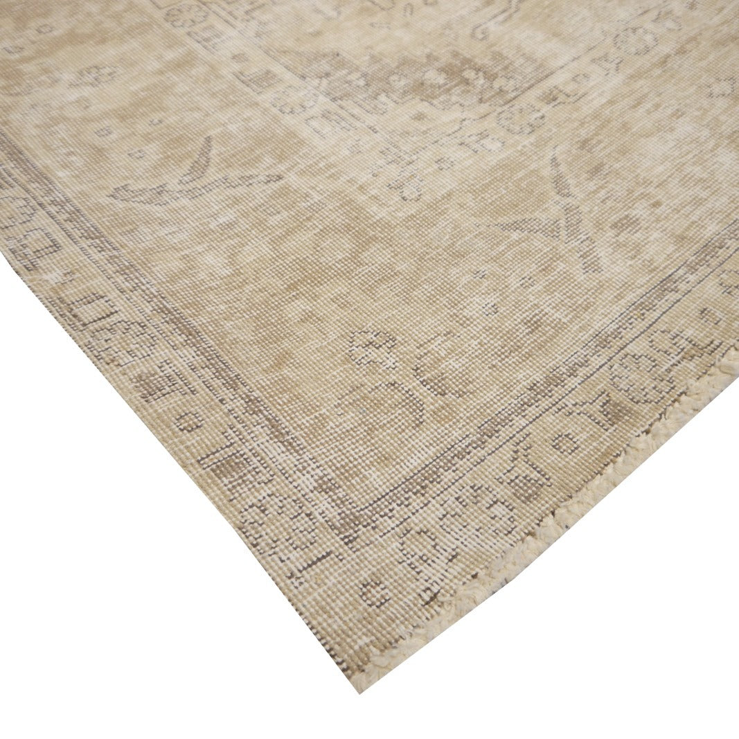 Vintage Persian Rug 9.0 x 6.5 ft – Hand-Knotted Muted Elegance