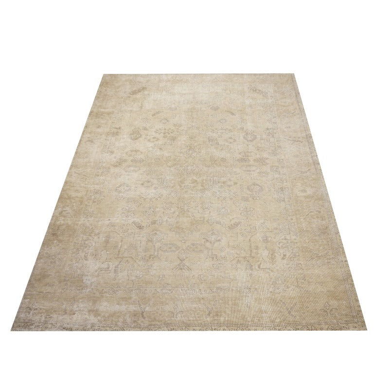 Vintage Persian Rug 9.0 x 6.5 ft – Hand-Knotted Muted Elegance