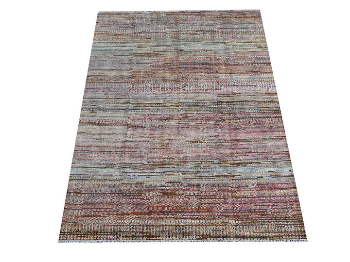 Modern rug 8 x 10 ft living dining room 300 x 250 cm 16301 Djoharian Collection