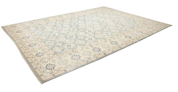 Kazak Rug from Afghanistan 9x12 ft hand-knotted 16450973
A Kazak Style top modern interior design carpet, hand-knotted fine wool. Use: Indoor, living room, dining room, bedroom, entry, lounge or office.