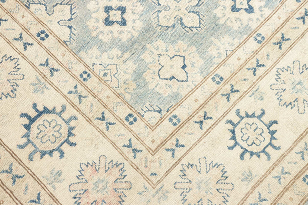 Kazak Rug from Afghanistan 9x12 ft hand-knotted 16450973
A Kazak Style top modern interior design carpet, hand-knotted fine wool. Use: Indoor, living room, dining room, bedroom, entry, lounge or office.
