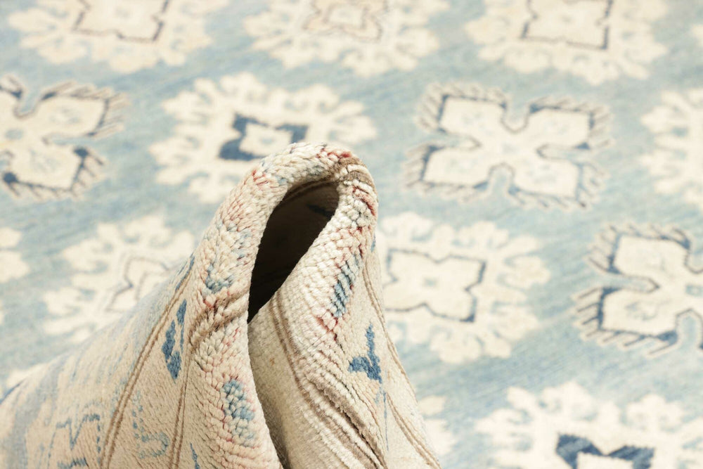Kazak Rug from Afghanistan 9x12 ft hand-knotted 16450973
A Kazak Style top modern interior design carpet, hand-knotted fine wool. Use: Indoor, living room, dining room, bedroom, entry, lounge or office.