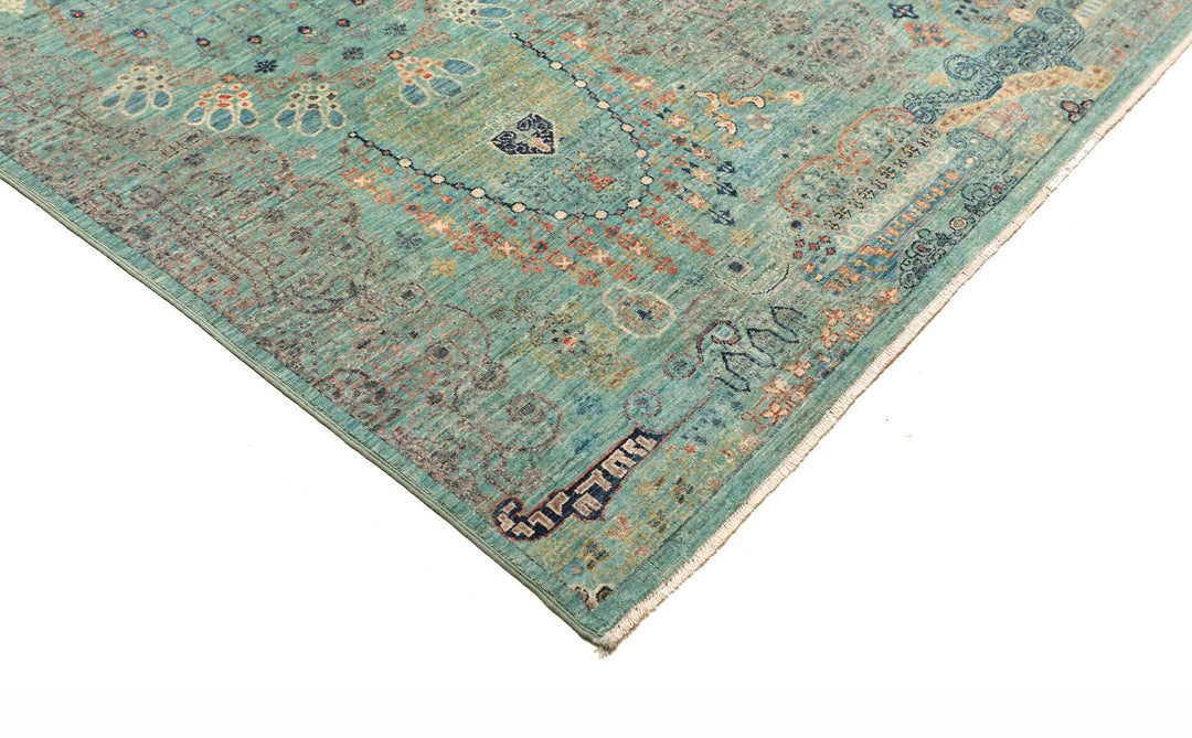 Kohinoor extra fine rug from Afghanistan 9x12 ft hand-knotted 16469063 - A Kohinoor Style top modern interior design carpet, hand-knotted fine wool. Use: Indoor, living room, dining room, bedroom, entry, lounge or office.
