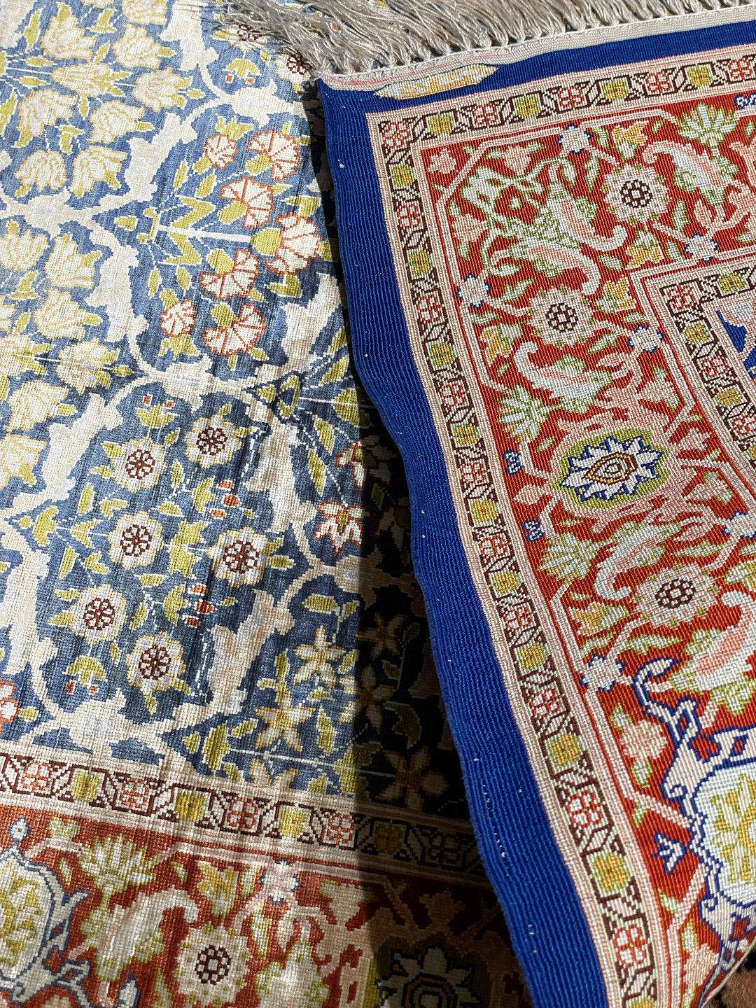 Turkish Hereke silk rug 3 x 2 ft
