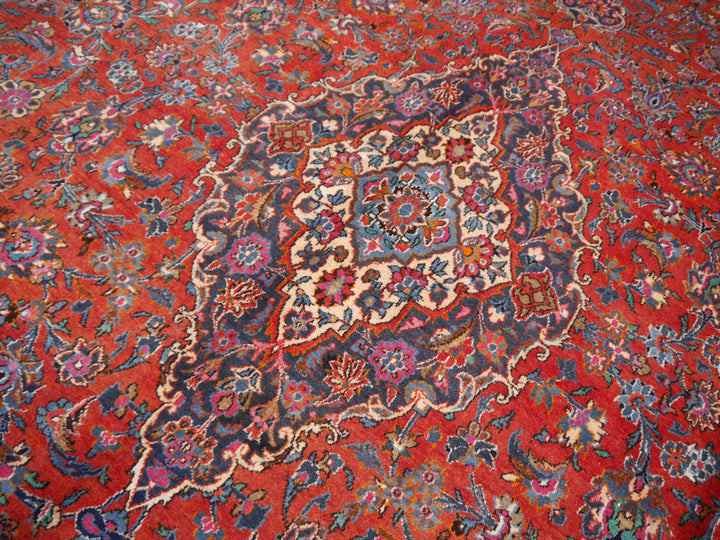 Kashan Palace Rug 10 × 14 ft (434 × 317 cm) Red | 14329