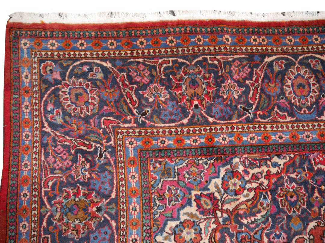 Kashan Palace Rug 10 × 14 ft (434 × 317 cm) Red | 14329