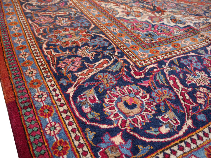 Kashan Palace Rug 10 × 14 ft (434 × 317 cm) Red | 14329