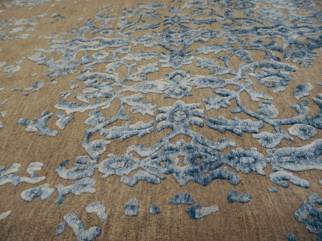 Bidjar Erased wool-silk designer rug 16087 — detail 5