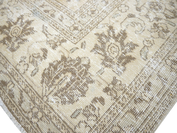 Ziegler Tabriz Persian Rug vintage with antique Design 8x10 beige 16288 Teppich Tapis