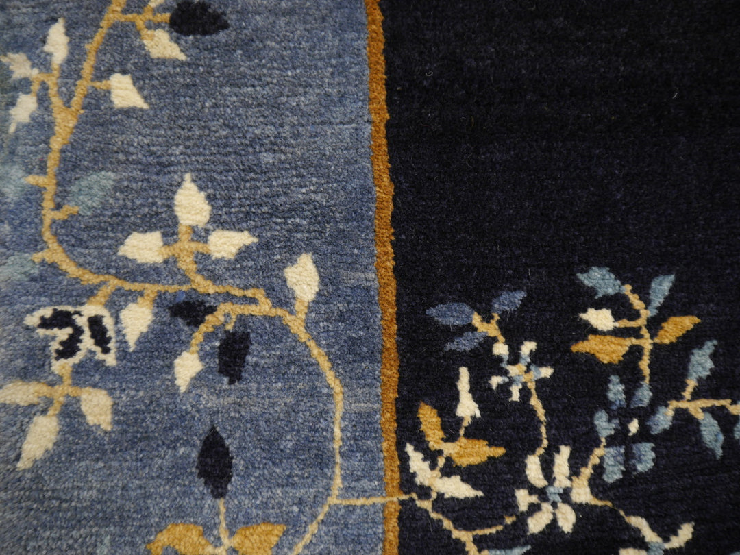Nepal Peking rug full view on floor – 15101