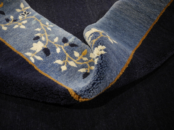 Nepal Peking rug field detail – 15101