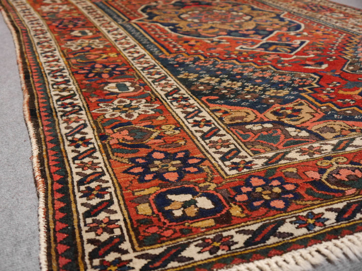 Bakhitar rug vintage 6.7 x 4.4 ft
