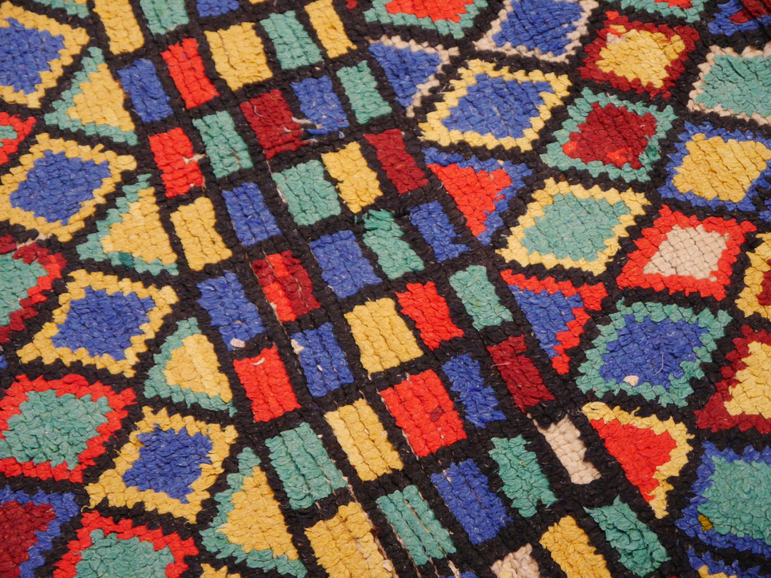 14706 Azilal Rug Moroccan vintage Berber Carpet 7.7 x 5.1 ft