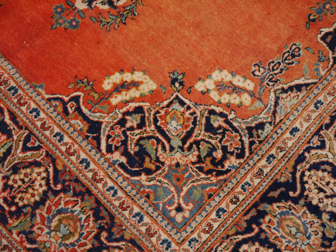 14825 Kashan Teppich antik 205 x 135 cm