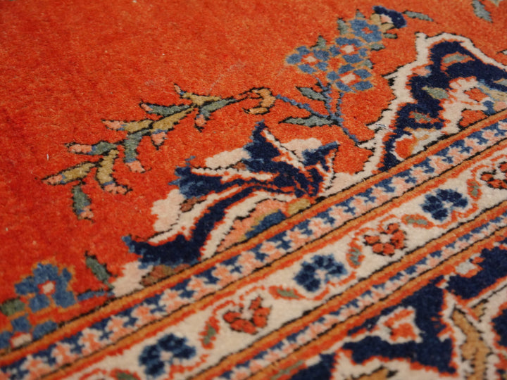 14825 kashan rug antique 7 x 4 ft