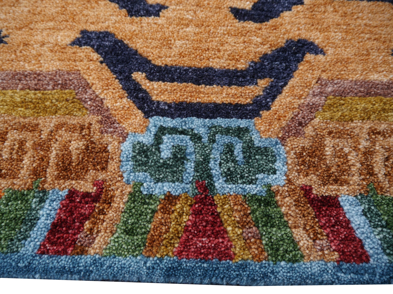 洋書 The Tiger Rugs of Tibet Tibetan Tiger 2025 - Double Tiger – Noreen Seabrook
