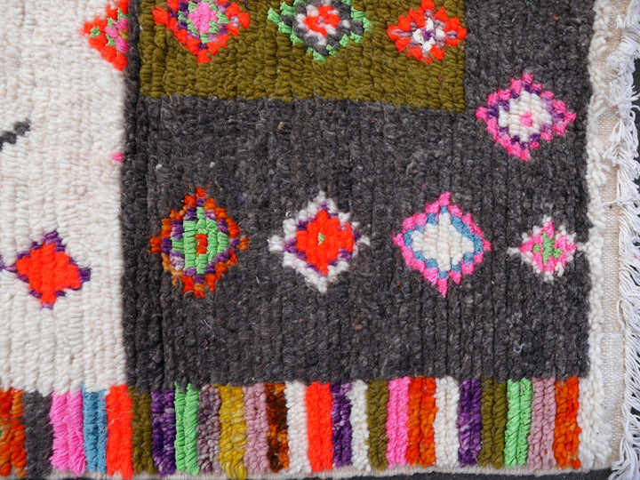 16112 Azilal Berber rug Morocco 7.4 x 4.5 ft Moroccan Rug 
