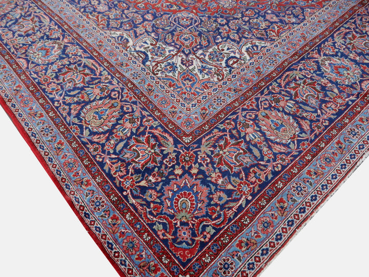 Kashan antique oversize rug 18 x 11 ft